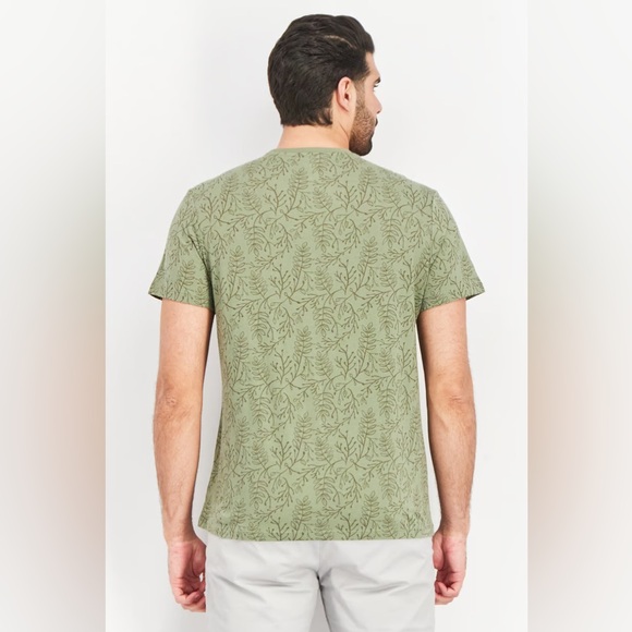 Men's Short Sleeve Novelty T-Shirt - Goodfellow & Co Sage Green/Tree XXL *L03 - Picture 7 of 7